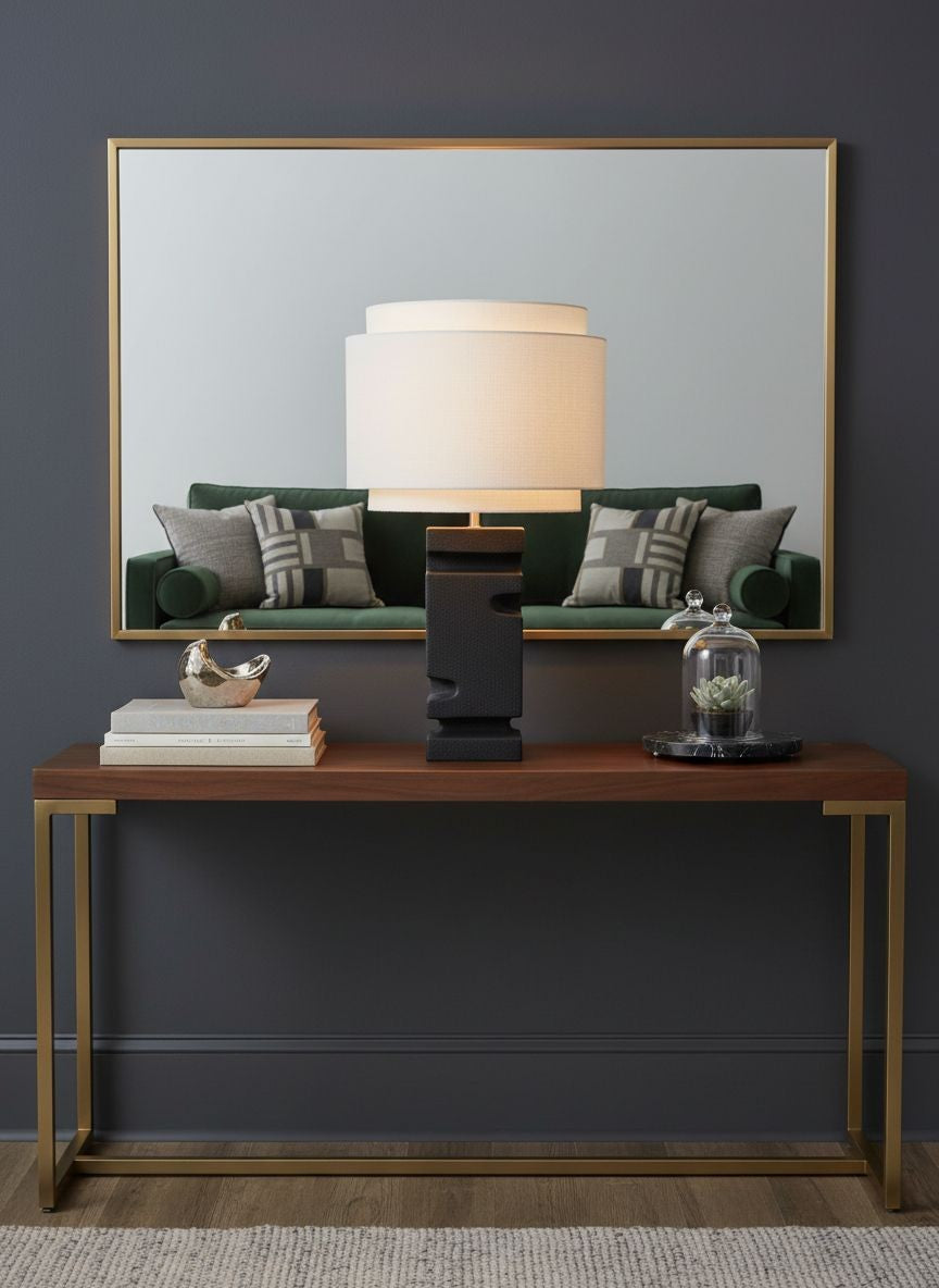 Tabargo Lamp with Satellite Lampshade– Lava Black