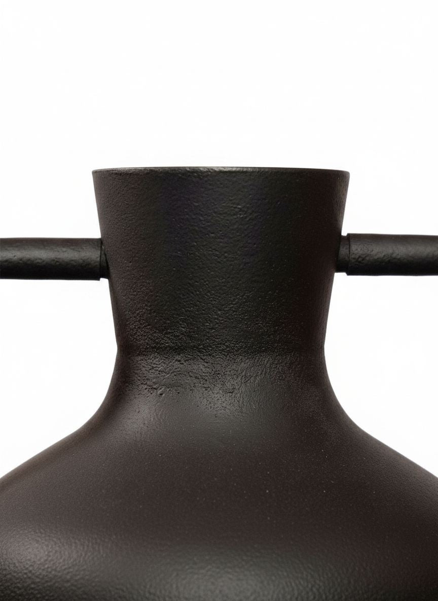 Black Metal Vase