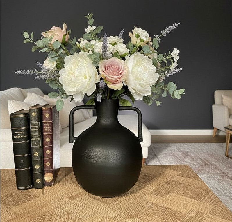 Black Metal Vase