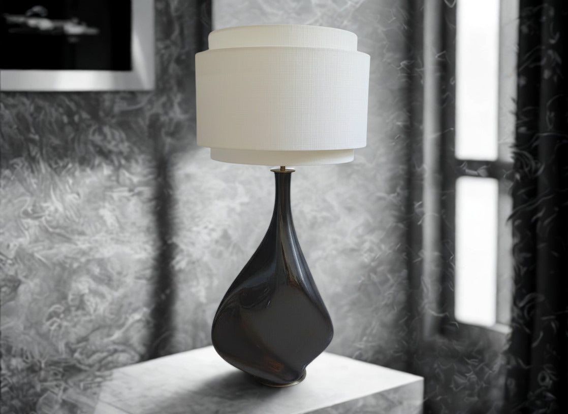 Adagio Lamp with Satellite lampshade- Shiny Bronze